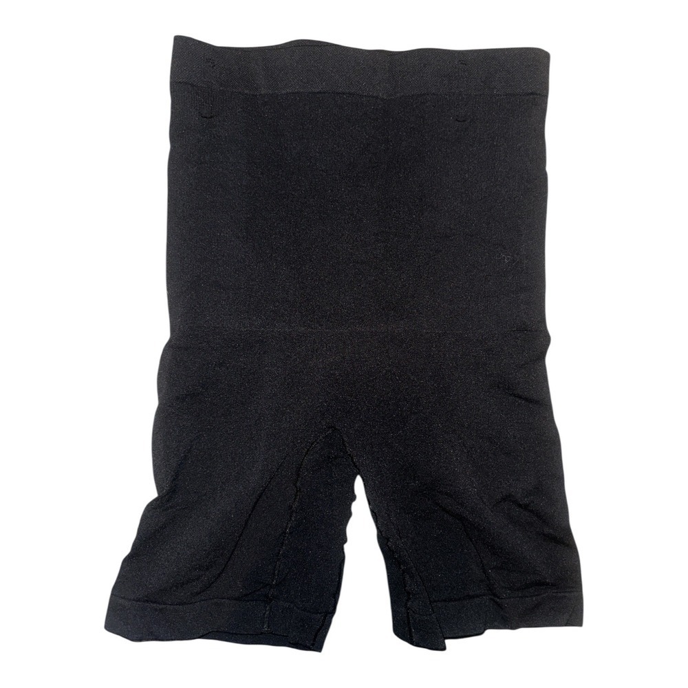 Empetua All Day Every Day High Waisted Black Shaper Shorts, XL/XXL - Picture 2 of 7